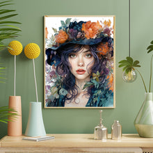 Load image into Gallery viewer, Diamond Painting - Full Round - Flower fantasy girl (40*50CM)