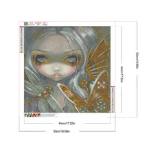 Load image into Gallery viewer, Diamond Painting - Full Round - Abstract girl (50*50CM)