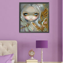 Load image into Gallery viewer, Diamond Painting - Full Round - Abstract girl (50*50CM)