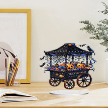 Load image into Gallery viewer, PET Halloween Pumpkin Car Desktop Diamond Art Kit Diamond Painting Desktop Decor