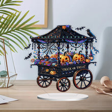 Load image into Gallery viewer, PET Halloween Pumpkin Car Desktop Diamond Art Kit Diamond Painting Desktop Decor