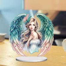 Load image into Gallery viewer, PET Elf Angel Girl Desktop Diamond Art Kits Diamond Painting Desktop Ornament