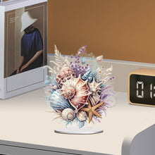 Load image into Gallery viewer, PET Beautiful Shells Desktop Diamond Art Kits Diamond Painting Desktop Ornament