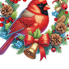 Load image into Gallery viewer, Christmas Acrylic Single-Side Diamond Painting Hanging Pendant Decor (Cardinal)