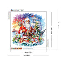 Load image into Gallery viewer, Diamond Painting - Partial Special Shaped - Christmas sailor (40*40CM)