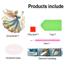 Load image into Gallery viewer, Christmas Table Top Diamond Painting Ornament Kits for Home Decor (Xmas Angel)