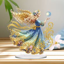 Load image into Gallery viewer, Christmas Table Top Diamond Painting Ornament Kits for Home Decor (Xmas Angel)