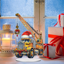 Load image into Gallery viewer, Christmas Table Top Diamond Painting Ornament Kits for Home Decor (Xmas Crane)