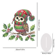 Load image into Gallery viewer, Christmas Table Top Diamond Painting Ornament Kits for Home Decor (Xmas Owl)