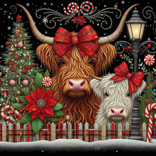 Load image into Gallery viewer, Diamond Painting - Full Square - Christmas Yak (30*30CM)