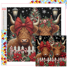 Load image into Gallery viewer, Diamond Painting - Full Square - Christmas Yak (30*30CM)