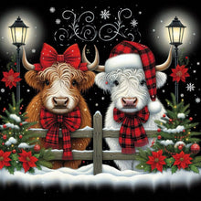 Load image into Gallery viewer, Diamond Painting - Full Square - Christmas Yak (30*30CM)