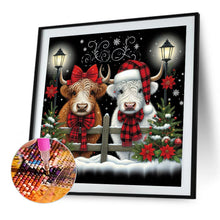 Load image into Gallery viewer, Diamond Painting - Full Square - Christmas Yak (30*30CM)