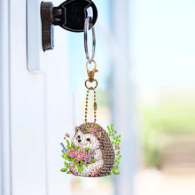 Load image into Gallery viewer, 6Pcs Acrylic Double Sided Animals Diamond Art Keyring Diamond Art Craft Keychain