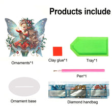 Load image into Gallery viewer, Acrylic Christmas Girl 5D DIY Diamond Painting Desktop Decorations for Beginner