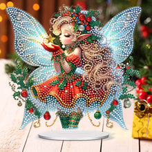 Load image into Gallery viewer, Acrylic Christmas Girl 5D DIY Diamond Painting Desktop Decorations for Beginner