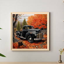 Load image into Gallery viewer, Diamond Painting - Full Round - Old car in the woods (40*40CM)