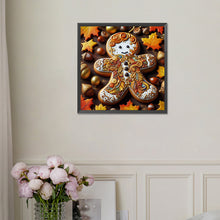 Load image into Gallery viewer, Diamond Painting - Full Square - Gingerbread Man (30*30CM)