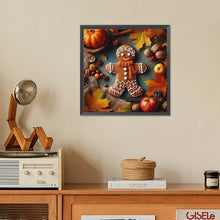 Load image into Gallery viewer, Diamond Painting - Full Square - Gingerbread Man (30*30CM)
