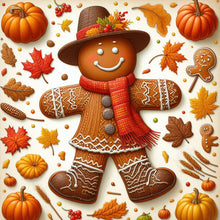 Load image into Gallery viewer, Diamond Painting - Full Square - Gingerbread Man (30*30CM)
