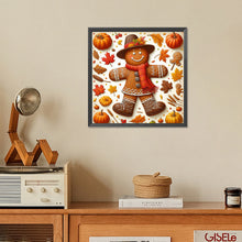 Load image into Gallery viewer, Diamond Painting - Full Square - Gingerbread Man (30*30CM)