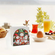 Load image into Gallery viewer, Acrylic 3 Snowman Diamond Art Storage Rack 5D DIY Diamond Art Paper Storage Rack