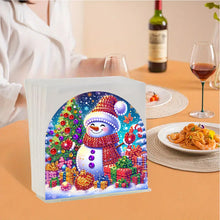 Load image into Gallery viewer, Acrylic 3 Snowman Diamond Art Storage Rack 5D DIY Diamond Art Paper Storage Rack
