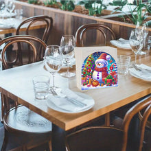 Load image into Gallery viewer, Acrylic 3 Snowman Diamond Art Storage Rack 5D DIY Diamond Art Paper Storage Rack