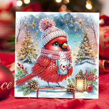 Load image into Gallery viewer, 6Pcs Christmas Elk Diamond Handmade Card Diamond Daily Wish Card for Adults Kids