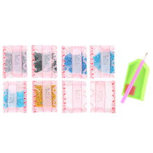 Load image into Gallery viewer, 6Pcs Christmas Elk Diamond Handmade Card Diamond Daily Wish Card for Adults Kids