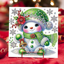 Load image into Gallery viewer, 6Pcs Christmas Elk Diamond Handmade Card Diamond Daily Wish Card for Adults Kids