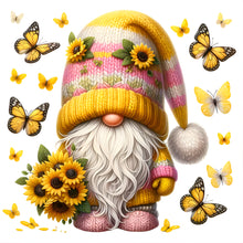 Load image into Gallery viewer, Diamond Painting - Full Round - Sunflower gnome (30*30CM)