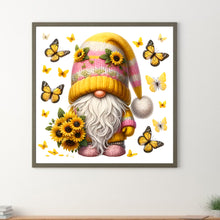 Load image into Gallery viewer, Diamond Painting - Full Round - Sunflower gnome (30*30CM)