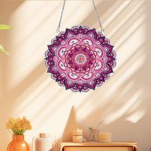 Load image into Gallery viewer, Mandala Acrylic Special Shape Desktop Diamond Mirror Art Kits for Dressing Table