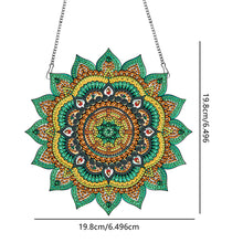 Load image into Gallery viewer, Mandala Acrylic Special Shape Desktop Diamond Mirror Art Kits for Dressing Table