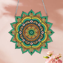 Load image into Gallery viewer, Mandala Acrylic Special Shape Desktop Diamond Mirror Art Kits for Dressing Table