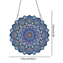 Load image into Gallery viewer, Mandala Acrylic Special Shape Desktop Diamond Mirror Art Kits for Dressing Table
