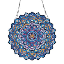 Load image into Gallery viewer, Mandala Acrylic Special Shape Desktop Diamond Mirror Art Kits for Dressing Table