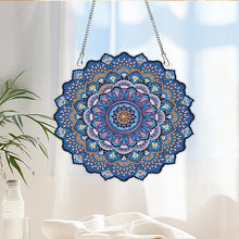 Load image into Gallery viewer, Mandala Acrylic Special Shape Desktop Diamond Mirror Art Kits for Dressing Table