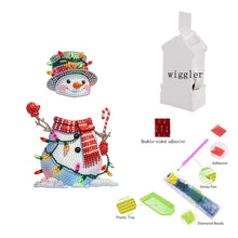 Load image into Gallery viewer, Acrylic Shaking Head Snowman Diamond Painting Desktop Decors Bedroom Table Decor