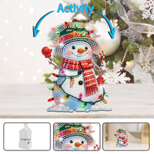 Load image into Gallery viewer, Acrylic Shaking Head Snowman Diamond Painting Desktop Decors Bedroom Table Decor