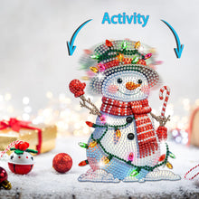 Load image into Gallery viewer, Acrylic Shaking Head Snowman Diamond Painting Desktop Decors Bedroom Table Decor
