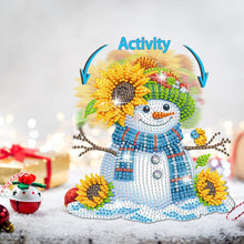 Load image into Gallery viewer, Acrylic Shaking Head Snowman Diamond Painting Desktop Decors Bedroom Table Decor