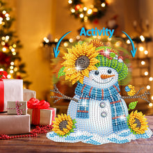 Load image into Gallery viewer, Acrylic Shaking Head Snowman Diamond Painting Desktop Decors Bedroom Table Decor
