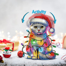 Load image into Gallery viewer, Acrylic Shaking Head Snowman Diamond Painting Desktop Decors Bedroom Table Decor