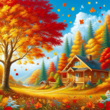 Load image into Gallery viewer, Diamond Painting - Full Round - Autumn scenery (40*40CM)