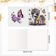 Load image into Gallery viewer, 6Pcs Horse Diamond Painting Greeting Card Diamond Handmade Card for Friends