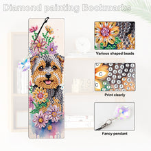 Load image into Gallery viewer, 4Pcs Special Shape Feather 5D DIY Diamond Painting Bookmark for Reading Day Gift