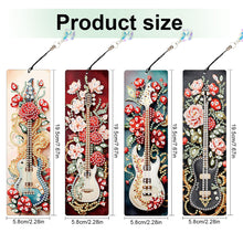 Load image into Gallery viewer, 4Pcs Special Shape Feather 5D DIY Diamond Painting Bookmark for Reading Day Gift