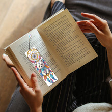 Load image into Gallery viewer, 4Pcs Special Shape Feather 5D DIY Diamond Painting Bookmark for Reading Day Gift